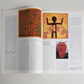 art  keith haring kunst beeld magazine april 1986