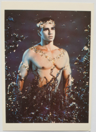 pierre et gilles "karim et les fonds marins" ansichtkaart art postcard 1988