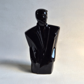 beeld figurine lindsey b. style gentleman buste black 1980s