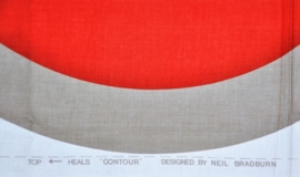 vintage stof grafisch fabric desig neil bladburn 1960s / 1970s