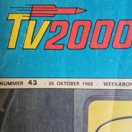 tv 2000 strip magazine captain scarlet 26 oktober 1968