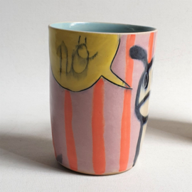bekers mokken set pair of mugs ceramic tine 1990s