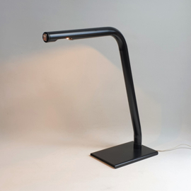 tafellamp zwart buislamp horn type 484 black desk lamp 1980s