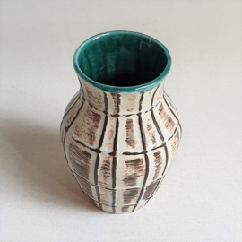 vaas jasba west-germany keramiek ceramic vase 1950s