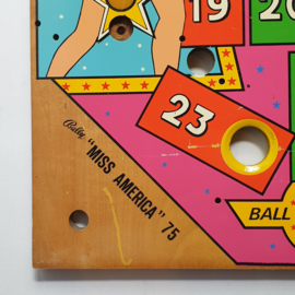 pin-up knikkerbaan flipperkast front bally ball game  1975