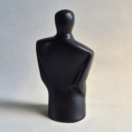 beeld figurine lindsey b. style gentleman buste black 1980s