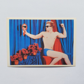 pierre et gilles "le garcon au miroir" ansichtkaart art postcard 1984