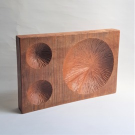 schalen-plank hout wooden dough-bowl hand-carved art & crafts