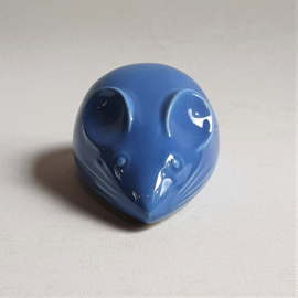 beeld muis figuur blauw blue mouse figurine 1980s