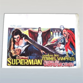 superman femmis vampires vampiervrouwen cult filmposter poster 1960s