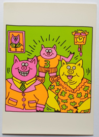 haring, keith estate of art postcard 1993