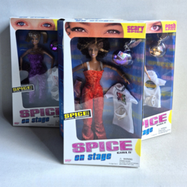 spice girls on stage 4x doll in box complete 1998