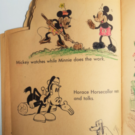 mickey mouse ratface kleurboek colouring book mickey 1930s