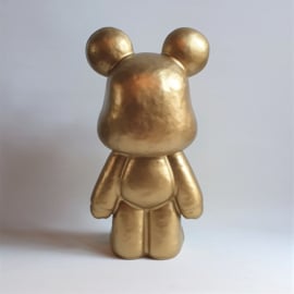 gouden muis golden mouse "bearbricks style" art polyester XXL