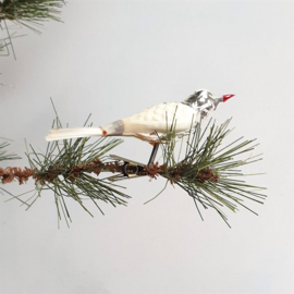 kerstversiering glas vogel bird christmas ornament 1930s - 1960s