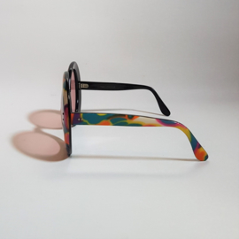 zonnebril sunglasses oversized colourful emilio pucci style 1960s 1970s