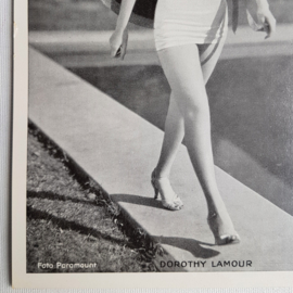 lamour, dorothy kaart pin-up photo card ross verlag 1940s