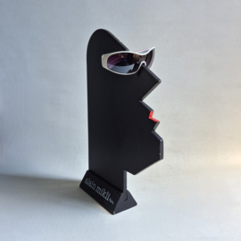 alain mikli brillen standaard eyewear display stand starck black 1980s