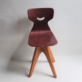 kinderstoel draaibaar adam stegner pagholz spinny children's chair 1960s
