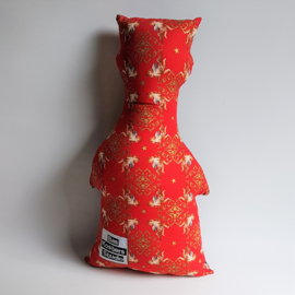 kussen pop pillow doll BAS? bas kosters studio textile art