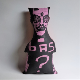 kussen pop pillow doll BAS? bas kosters studio textile art