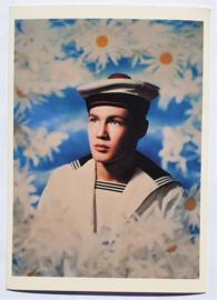 pierre et gilles "philippe le marin" ansichtkaart art postcard 1985