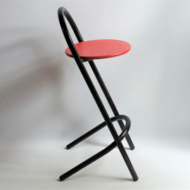 kruk hoge maat modern bar stool 1980s