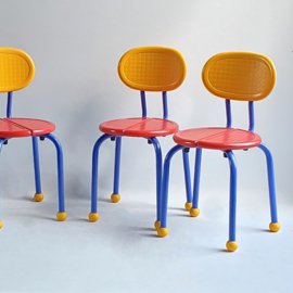 kinderstoelen set pair of children's chairs ikea puzzle k. & m. hagberg 1992