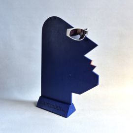 alain mikli brillen standaard eyewear display stand starck blue 1980s