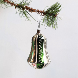 kerstversiering glas klok christmas ornament 1930s - 1960s