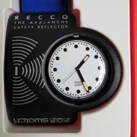 swatch horloge pop BS001 recco blue ribbon 1987 NEW