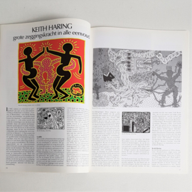 art  keith haring kunst beeld magazine april 1986