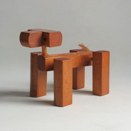 hout hond wooden dog 1960s