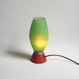 tafellamp glas desk lamp vandeheg glass 1990s