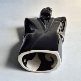 beeld figurine lindsey b. style gentleman buste black 1980s