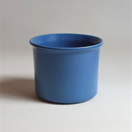 bloempot blauw blue flowerpot 1980s