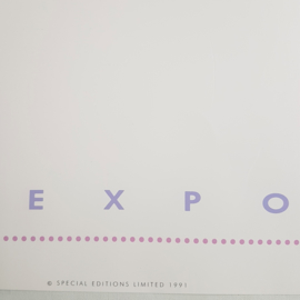 sato, pater print poster woman art expo USA 1991