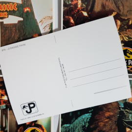 jurassic park 5x ansichtkaart ongelopen postcard 1993