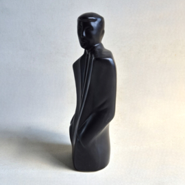 beeld figurine lindsey b. style gentleman buste black 1980s