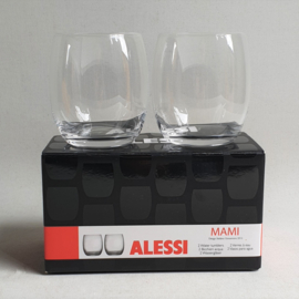 glazen 2x pair of water tumblers mami alessi Stefano Giovannoni 2012