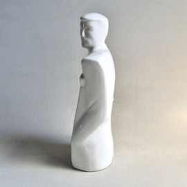 beeld figurine lindsey b. style gentleman buste white 1980s