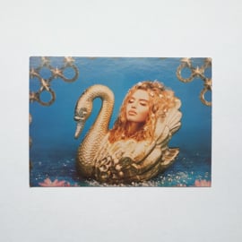 pierre et gilles "leda isis" ansichtkaart art postcard 1988