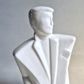 beeld figurine lindsey b. style gentleman buste white 1980s