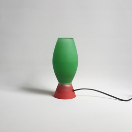 tafellamp glas desk lamp vandeheg glass 1990s