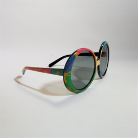zonnebril sunglasses oversized colourful emilio pucci style 1960s 1970s