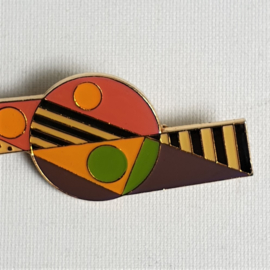 broche memphis milano style brooch 1980s