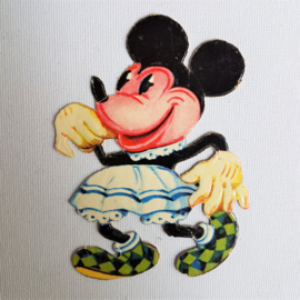 mickey & minnie mouse ratface poezieplaatjes scraps 1930s