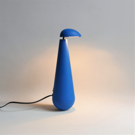 tafellamp blauw pinguin blue desk lamp 1990s