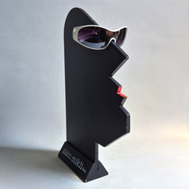 alain mikli brillen standaard eyewear display stand starck black 1980s