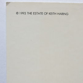 haring, keith estate of art postcard 1993